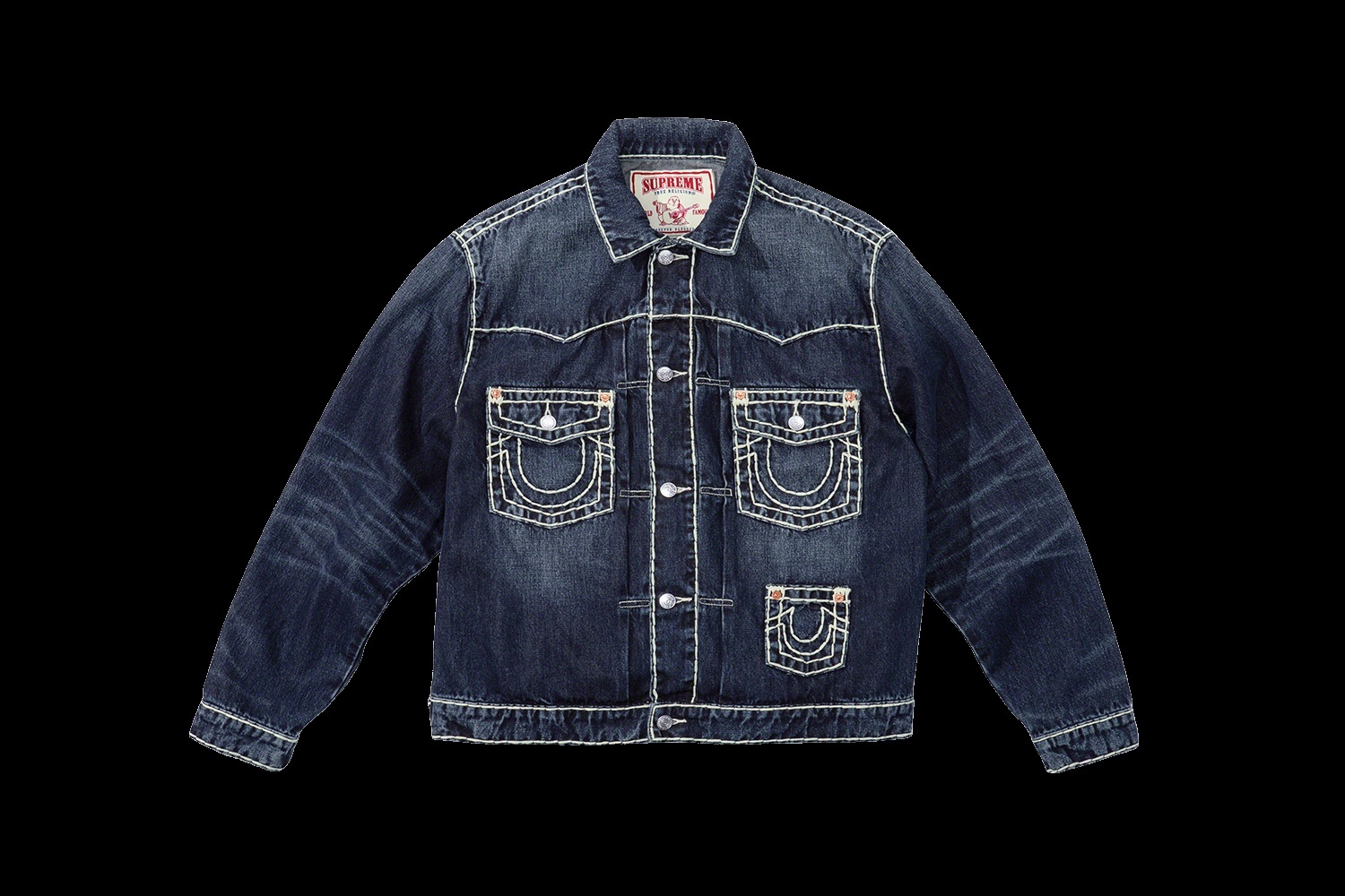 Supreme®/True Religion® Denim Trucker Jacket view 2